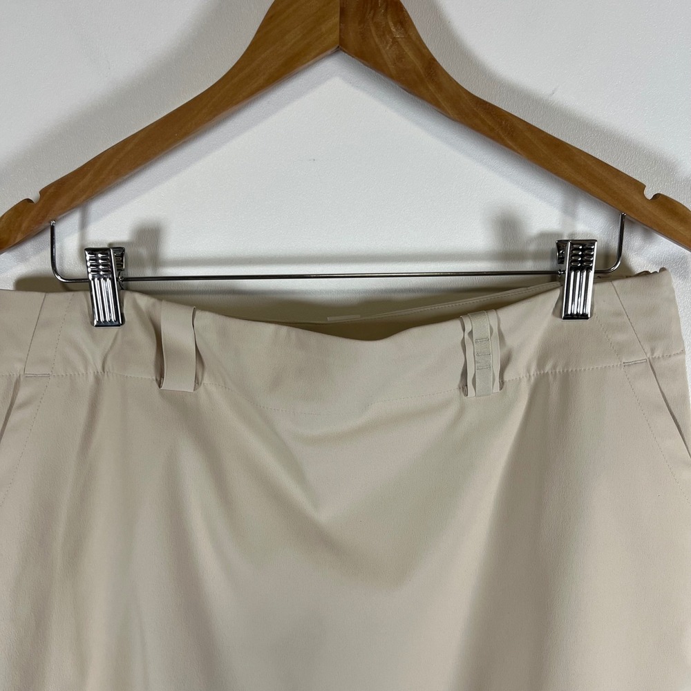 Nike Golf Fit Dry Tan Beige Skirt Womens Sz 12 Performance Athletic Skort Golf - Picture 2 of 13